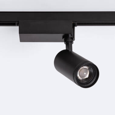 Foco Carril LED Monofásico 20W CCT Seleccionável West Preto Multiângulo 15-60º