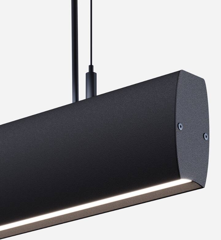 Imagen de Lámpara Colgante Lineal LED 42W Aluminio Blanco Seleccionable Iluminación Doble Cara Funky Zapp