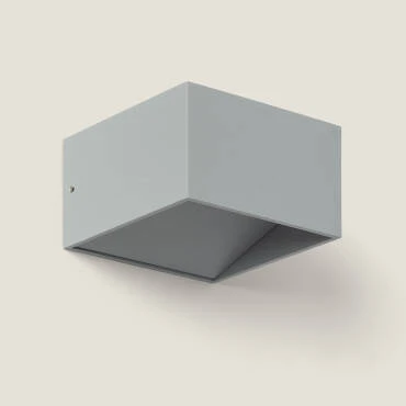Fotografía del producto: Aplique de Pared LED 6W de Aluminio Iluminación Doble Cara Lico Gris Claro