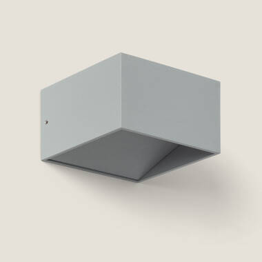 Aplique de Pared LED 6W de Aluminio Iluminación Doble Cara Lico Gris Claro