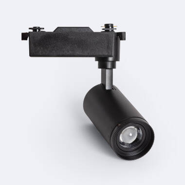 Foco Carril LED Monofásico 10W CCT Seleccionável West Preto Multiângulo 15-60º