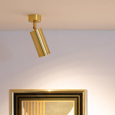 Foco Portalámparas Aluminio para Bombillas GU10 Cuarzo