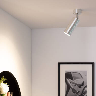 Foco Portalámparas Aluminio para Bombillas GU10 Cuarzo