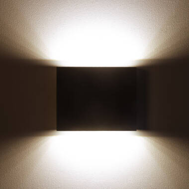 Imagen de Aplique de Pared Exterior LED 6W CCT Iluminación Doble Cara Cuadrado Luming II