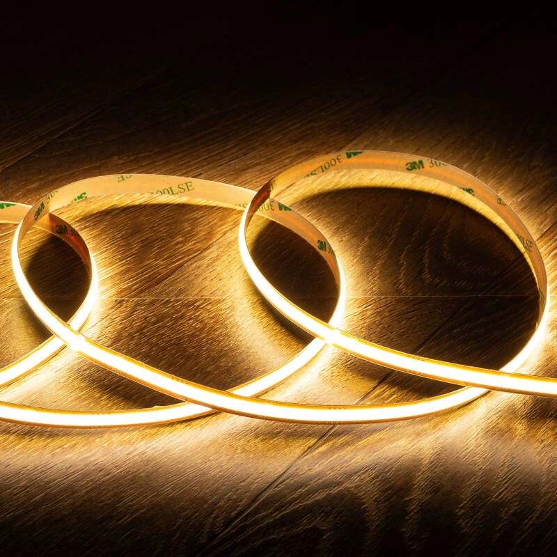 Imagen de Tira LED 24V COB 528 LED/m 5m 13W/m 1000lm/m Ancho 8mm FreeCut IP20 CRI90 COPPER