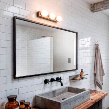 Imagem de Candeeiro de Parede Casa de Banho 3 Focos Aizkra