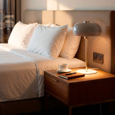 Imagem de Candeeiro de Mesa Metal Bhavin