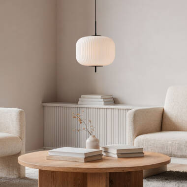 Imagen de Lámpara Colgante Metal y Cristal Beca