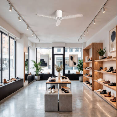 Imagen de Ventilador de Techo Silencioso Angistri Blanco 132cm Motor DC