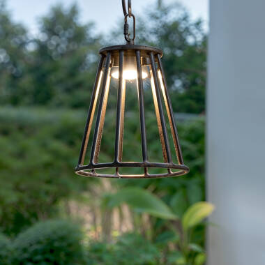 Candeeiro Suspenso Exterior LED 6W Alumínio Bradda