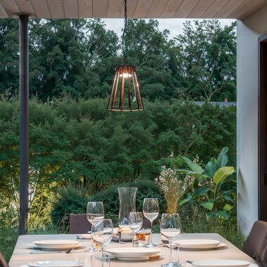 Imagen de Lámpara Colgante Exterior LED 6W Aluminio Bradda