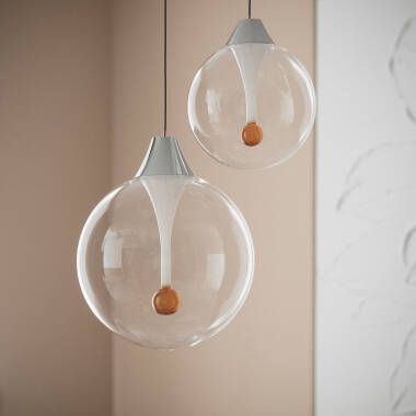 Lámpara Colgante LED 12W Cristal Liborina