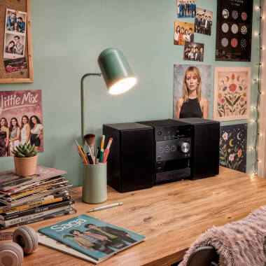 Imagen de Lámpara Flexo Escritorio de Metal con Portalápices Waal 