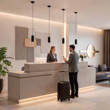 Imagen de Lámpara Colgante de Aluminio Cuarzo