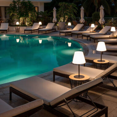 Imagen de Lámpara de Mesa Exterior Solar LED de Aluminio Larso