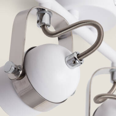 Imagen de Lámpara de Techo Orientable Aluminio 2 Focos Blanco Sinner