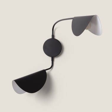 Imagem de Candeeiro de Parede Orientável Metal Sendai