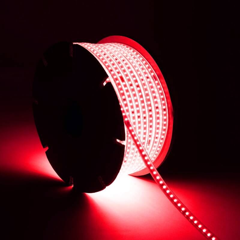 Imagem de Fita LED Regulável 220V SMD 120 LED/m ROLO 50m 8.5W/m 850lm/m Largura 12mm Corte 20cm IP65