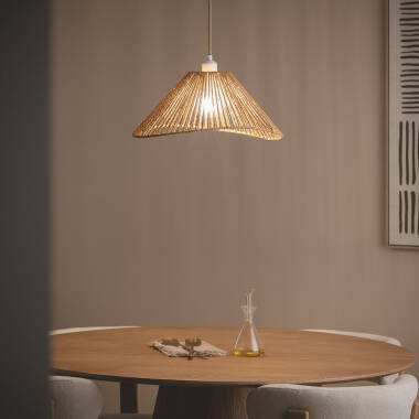 Imagem de Candeeiro Suspenso Papel Trançado Mikah Ø450