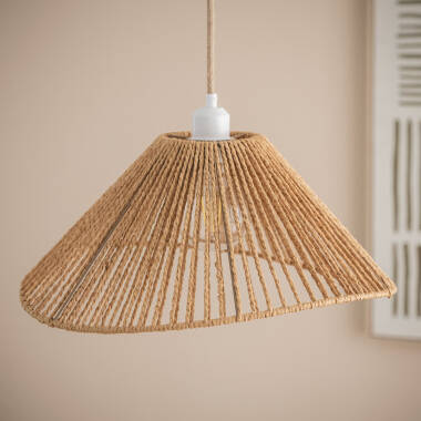 Imagem de Candeeiro Suspenso Papel Trançado Mikah Ø450