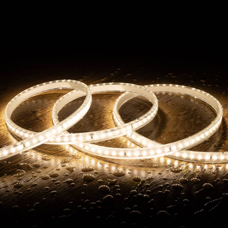 Imagen de Tira LED Regulable 220V SMD 120 LED/m 8.5W/m 850lm/m Ancho 12mm Corte 20cm IP65 a Medida
