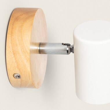 Imagen de Lámpara de Techo Orientable Madera 1 Foco Albus