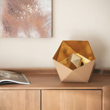 Imagem de Candeeiro de Mesa Metal Gold Elia