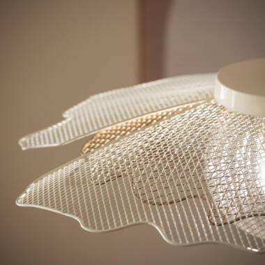 Imagen de Lámpara Colgante Metal Cristal Pianella  ILUZZIA