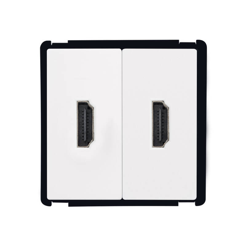 Imagen de Toma Doble HDMI Modern