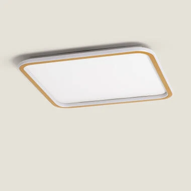 Plafón LED 40W Cuadrado Aluminio 610x610 mm CCT Seleccionable Allharo