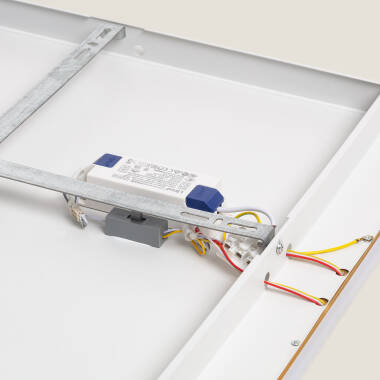 Imagen de Plafón LED 40W Cuadrado Aluminio 610x610 mm CCT Seleccionable Allharo