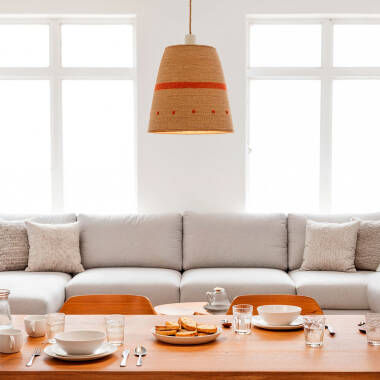 Imagen de Lámpara Colgante Fibras Naturales Esuay Vanisha