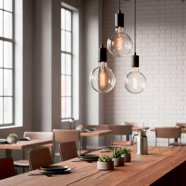 Imagen de Lámpara Colgante 3 Focos Metal Cascade