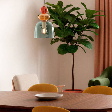 Imagem de Candeeiro Suspenso Metal e Vidro Baudelaire