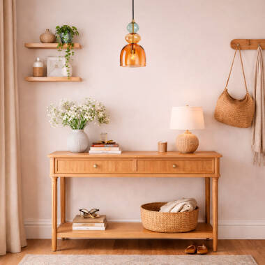 Imagem de Candeeiro Suspenso Metal e Vidro Baudelaire