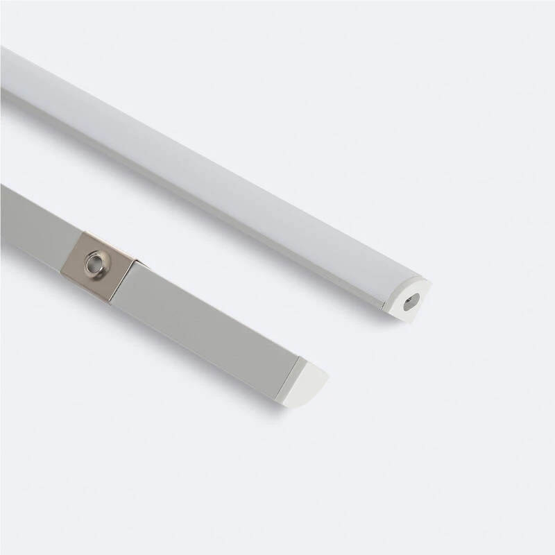 Imagen de Perfil Aluminio Esquina Tapa Circular 2m para Tira LED hasta 5 mm