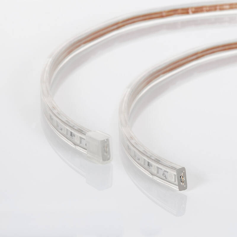 Imagem de Fita LED 220V AC 60 LED/m Verde IP65 à Medida Largura 14mm Corte cada 100cm