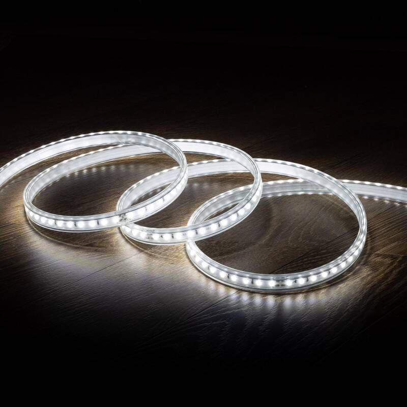 Imagem de Fita LED 220V AC 100 LED/m Branco Frio IP67 à Medida Largura 14mm Corte a cada 25 cm 