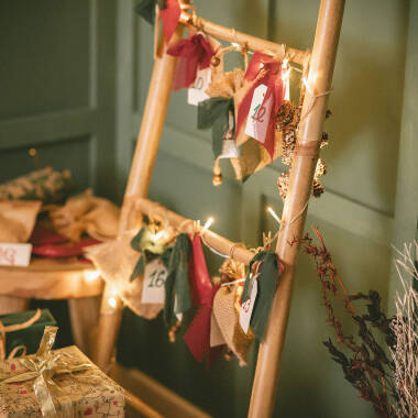 Imagem de Grinalda Cabo LED Bateria 3m Branco Quente com Temporizador