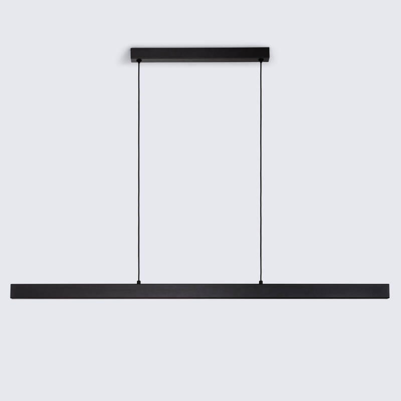 Imagen de Lámpara Colgante Lineal LED 42W Aluminio Blanco Seleccionable Iluminación Doble Cara Funky Sly