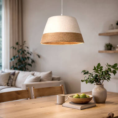 Candeeiro Suspenso Fibras Naturais Begonia