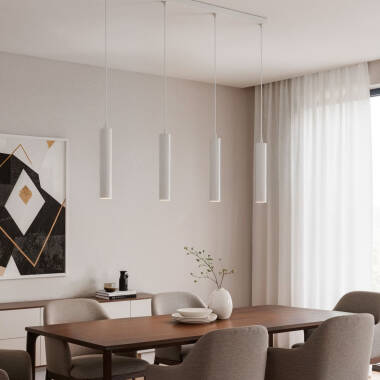 Imagem de Candeeiro Suspenso Alumínio Aritz 4 Focos