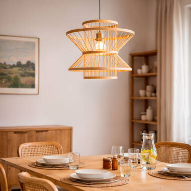 Candeeiro Suspenso Bambu Namíbia
