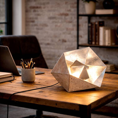 Imagem de Candeeiro Suspenso Madeira Elia