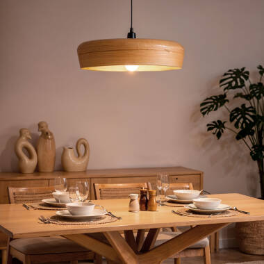 Candeeiro Suspenso Bambu Shuka Big Sari Ø500 mm ILUZZIA