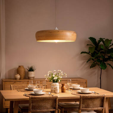 Candeeiro Suspenso Bambu Shuka Big Sari Ø500 mm ILUZZIA