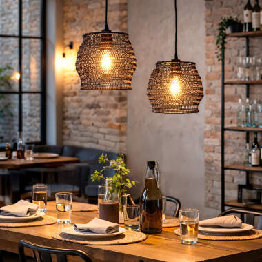 Imagem de Candeeiro Suspenso Metal Kimolos 