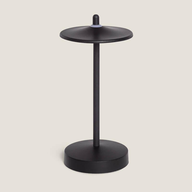 Imagen de Lámpara de Mesa LED Portátil para Exterior Metal con Batería Recargable Milevani