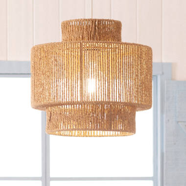 Candeeiro Suspenso Papel Trançado Neka ILUZZIA