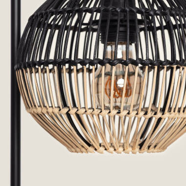 Imagen de Lámpara de Mesa de Ratán Kithnos